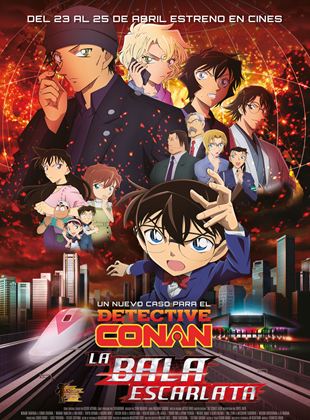Póster de Detective Conan. La bala escarlata Póster de Detective Conan. La bala escarlata