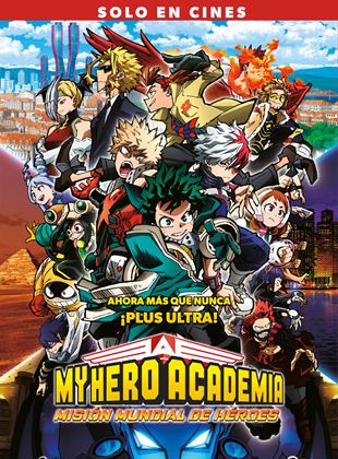 Póster de My Hero Academia: Misión mundial de héroes
