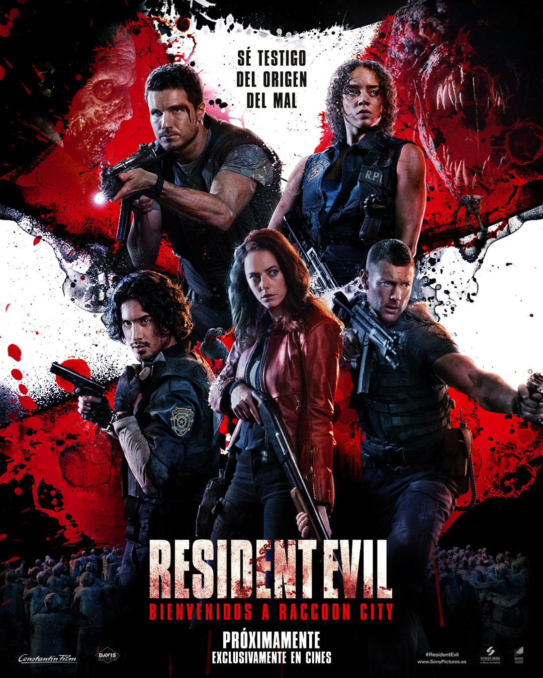 Póster de Resident Evil: Bienvenidos a Raccoon City