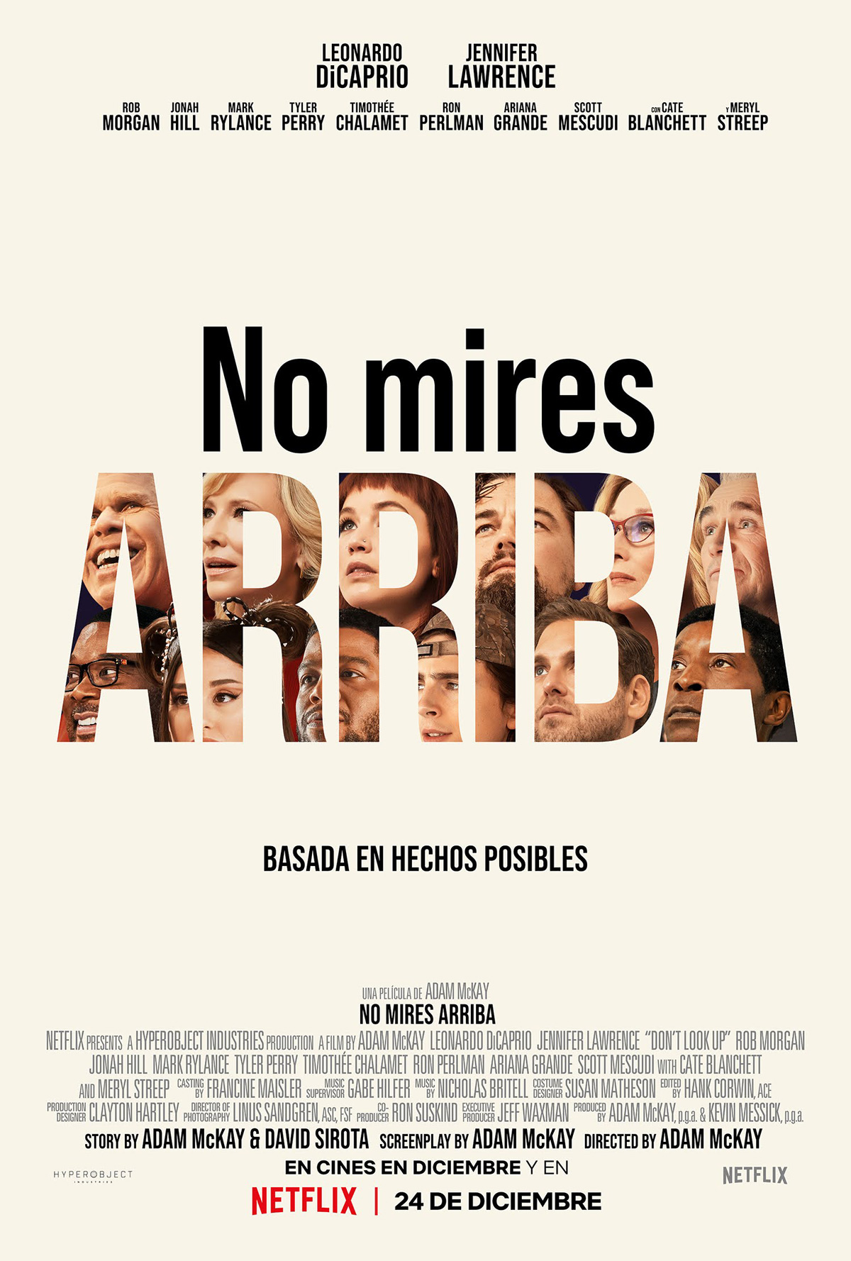 Póster de No mires arriba