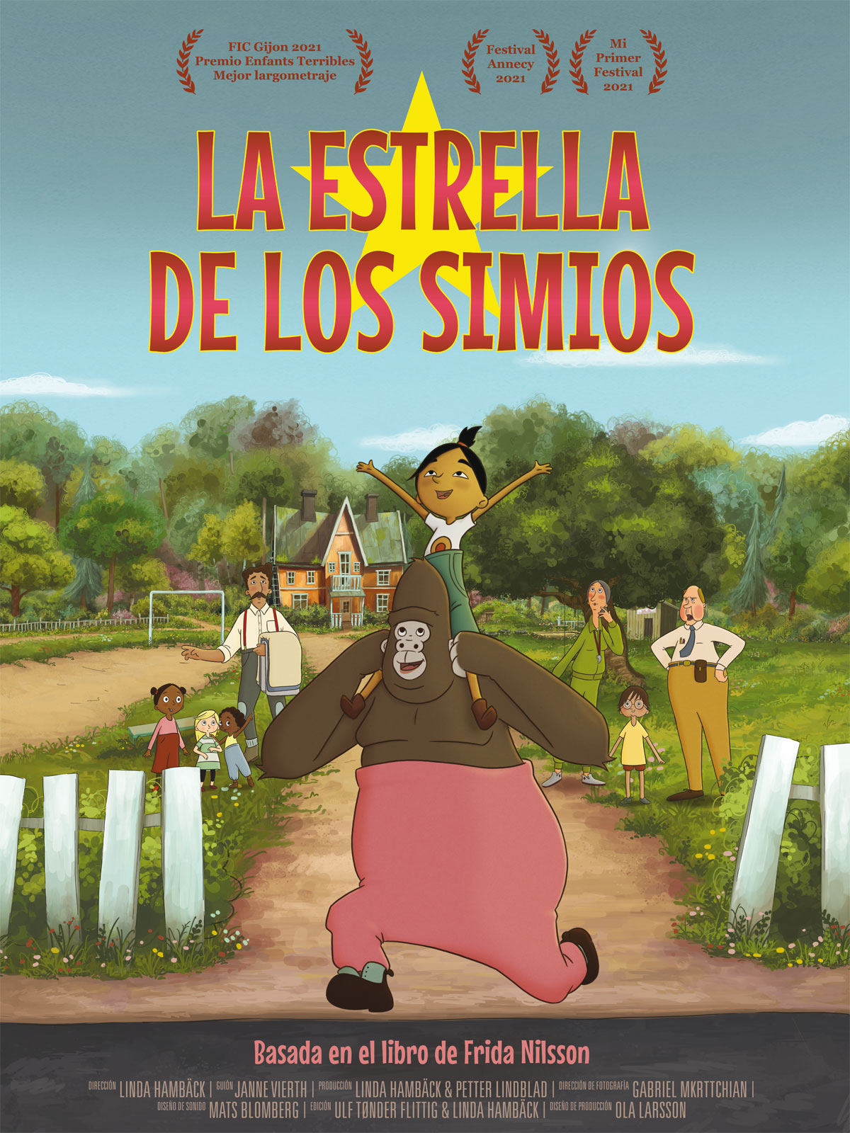 Póster de La estrella de los simios