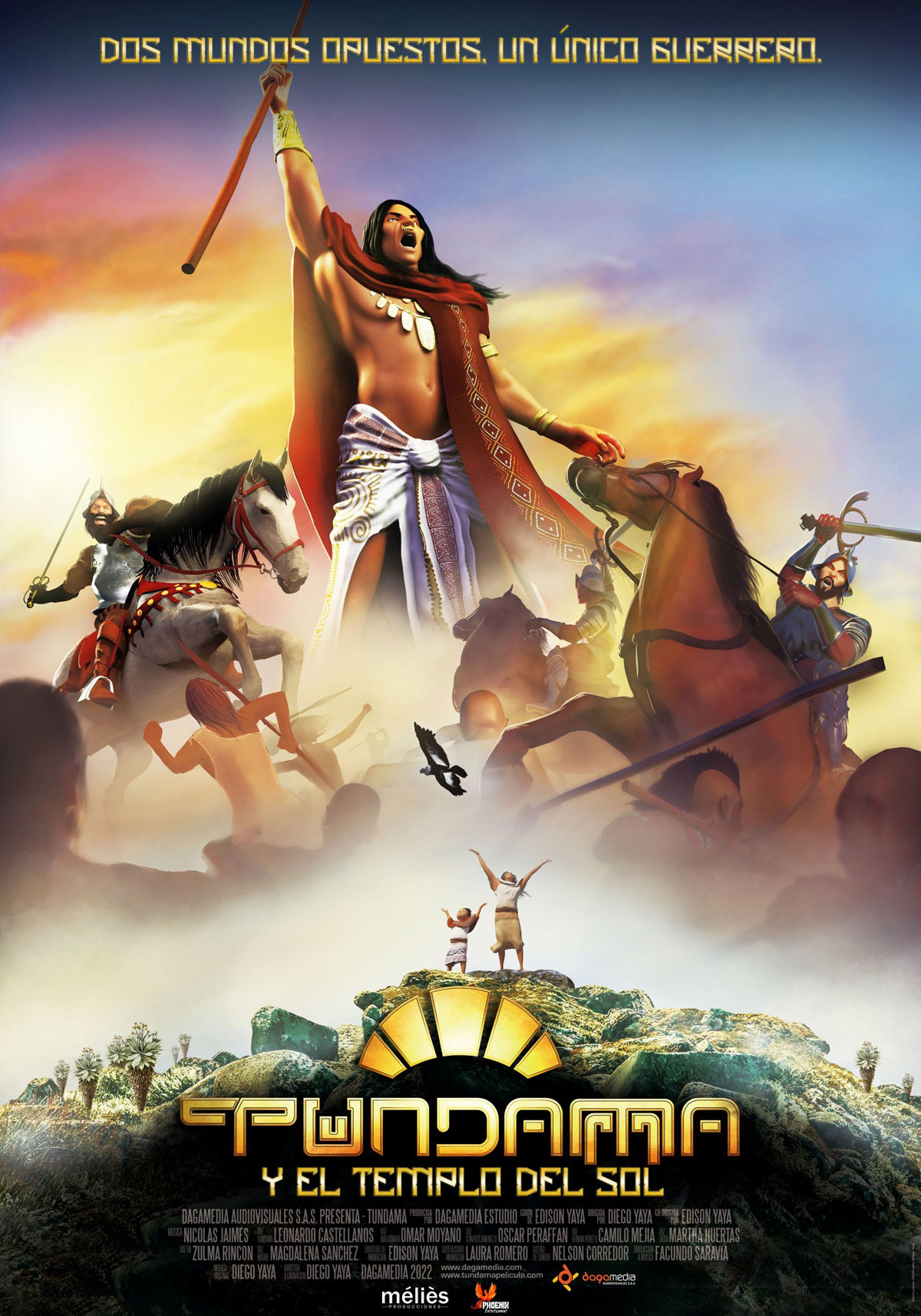 Póster de Tundama y el templo del sol