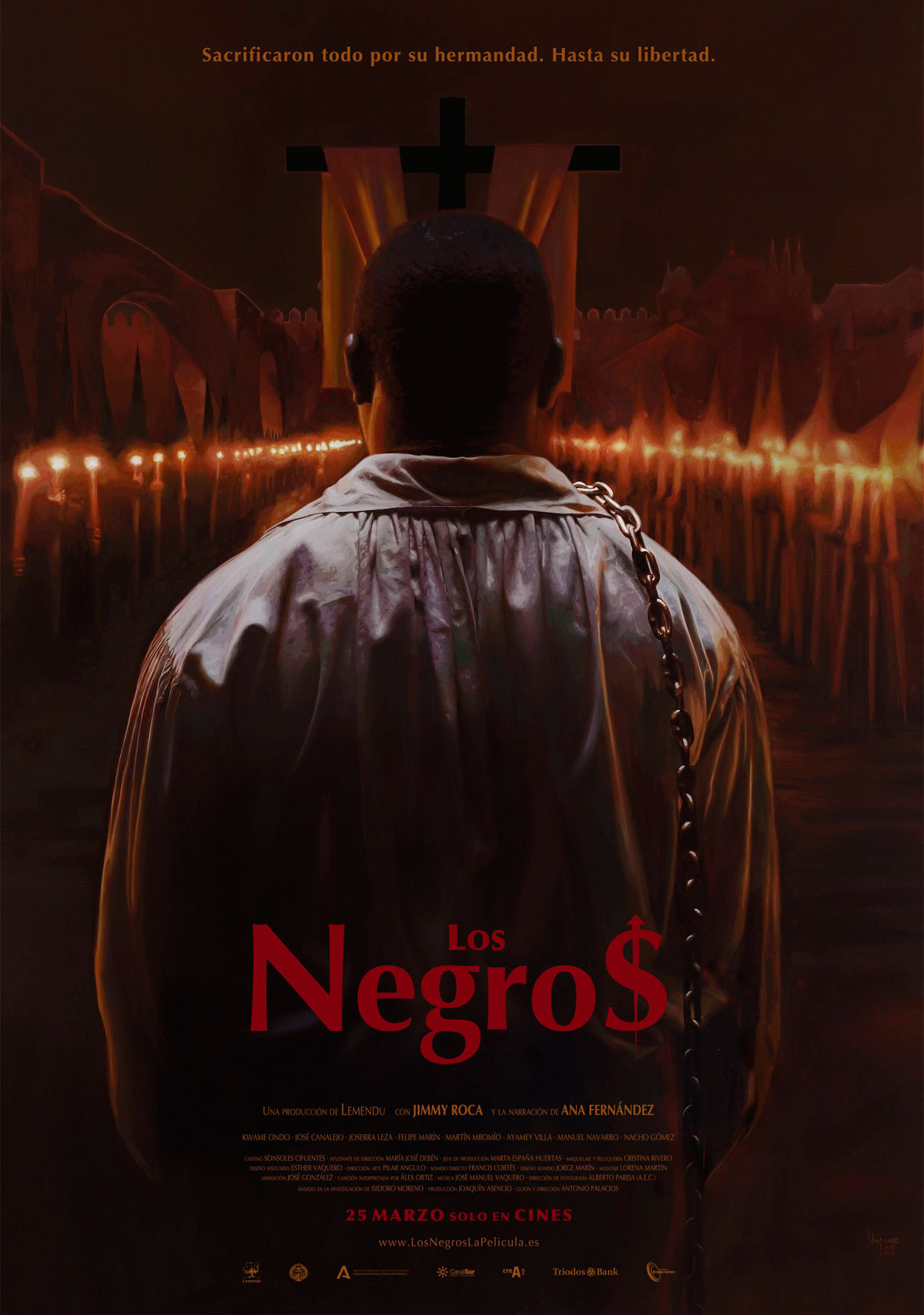 Póster de Los negros Póster de Los negros