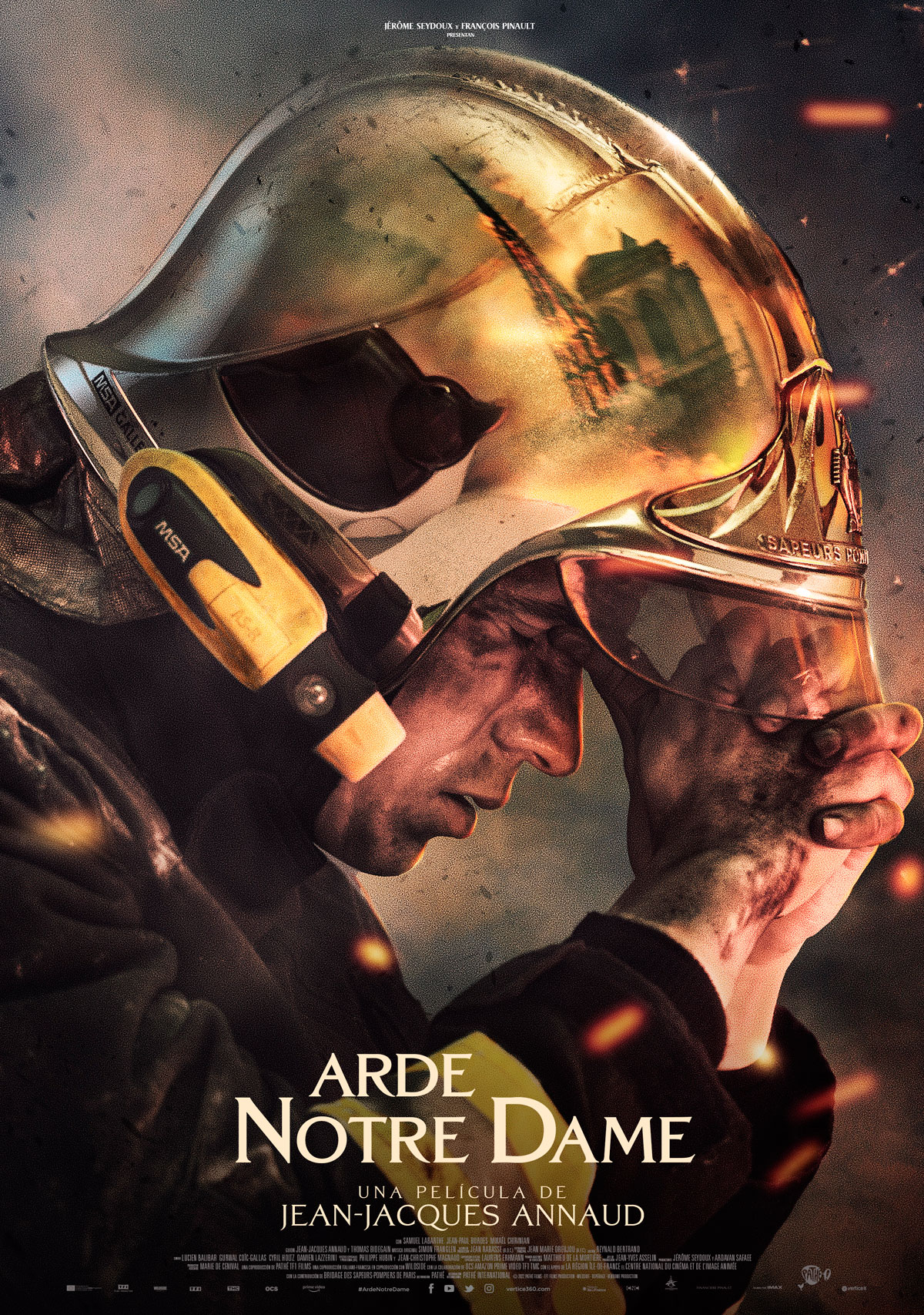 Póster de Arde Notre-Dame