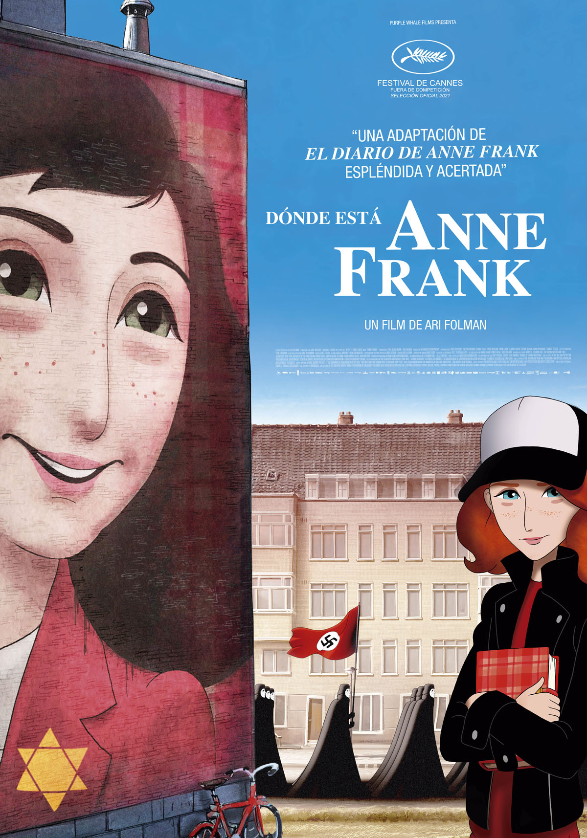 Póster de Dónde está Anne Frank