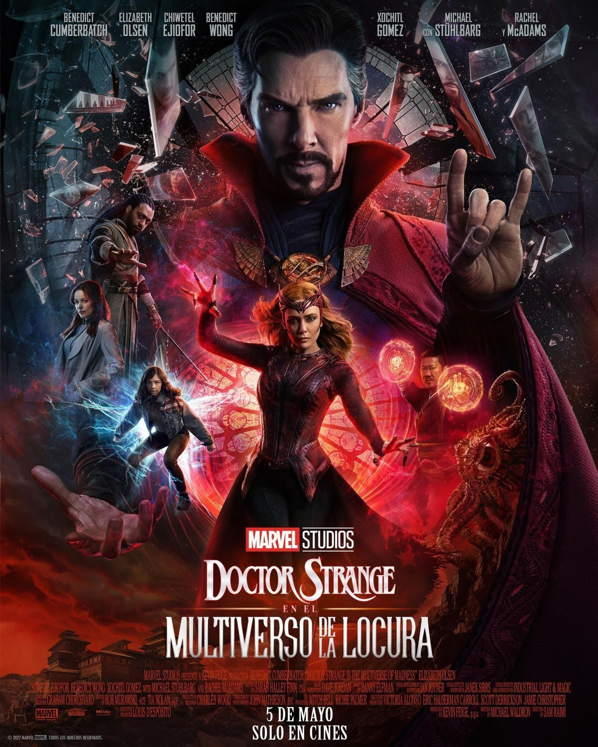 Póster de Doctor Strange en el Multiverso de la Locura