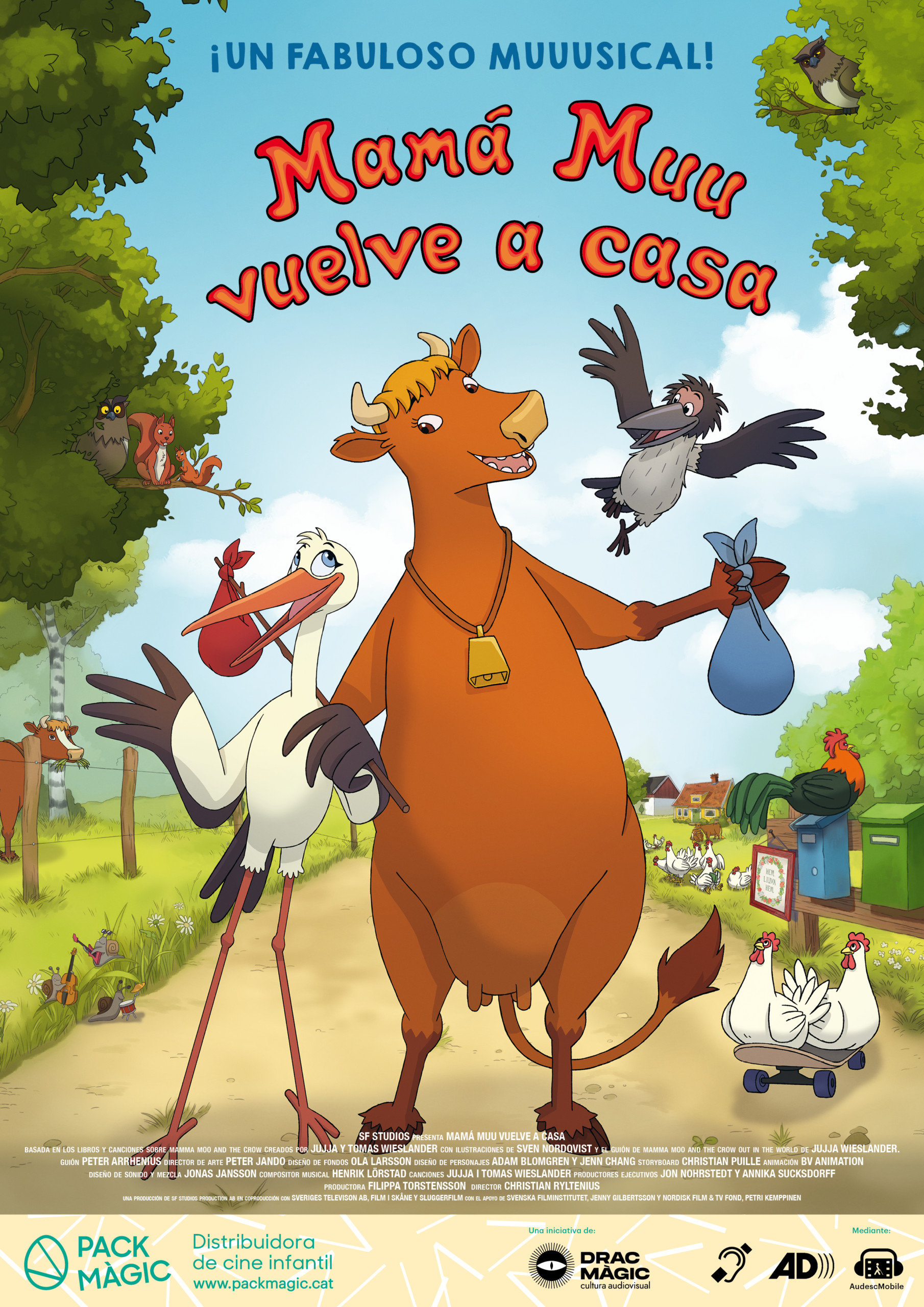 Póster de Mamá Muu vuelve a casa