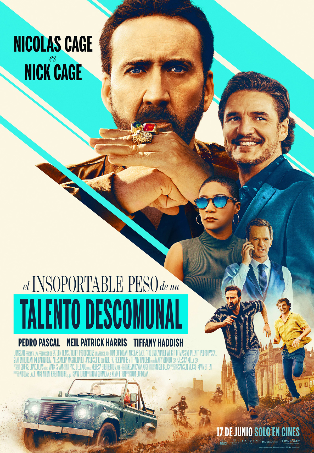 Póster de El insoportable peso de un talento descomunal