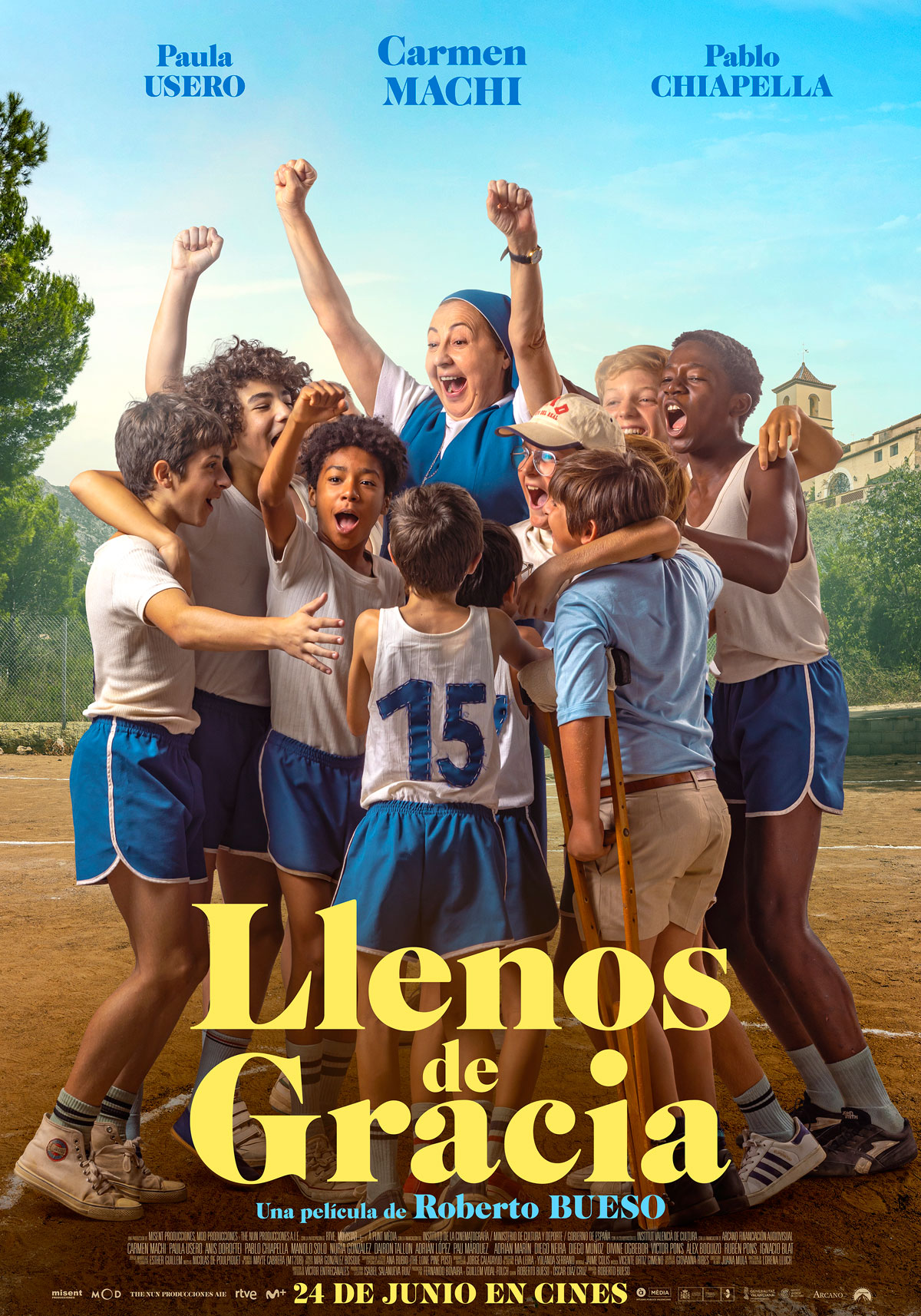 Póster de Llenos de gracia