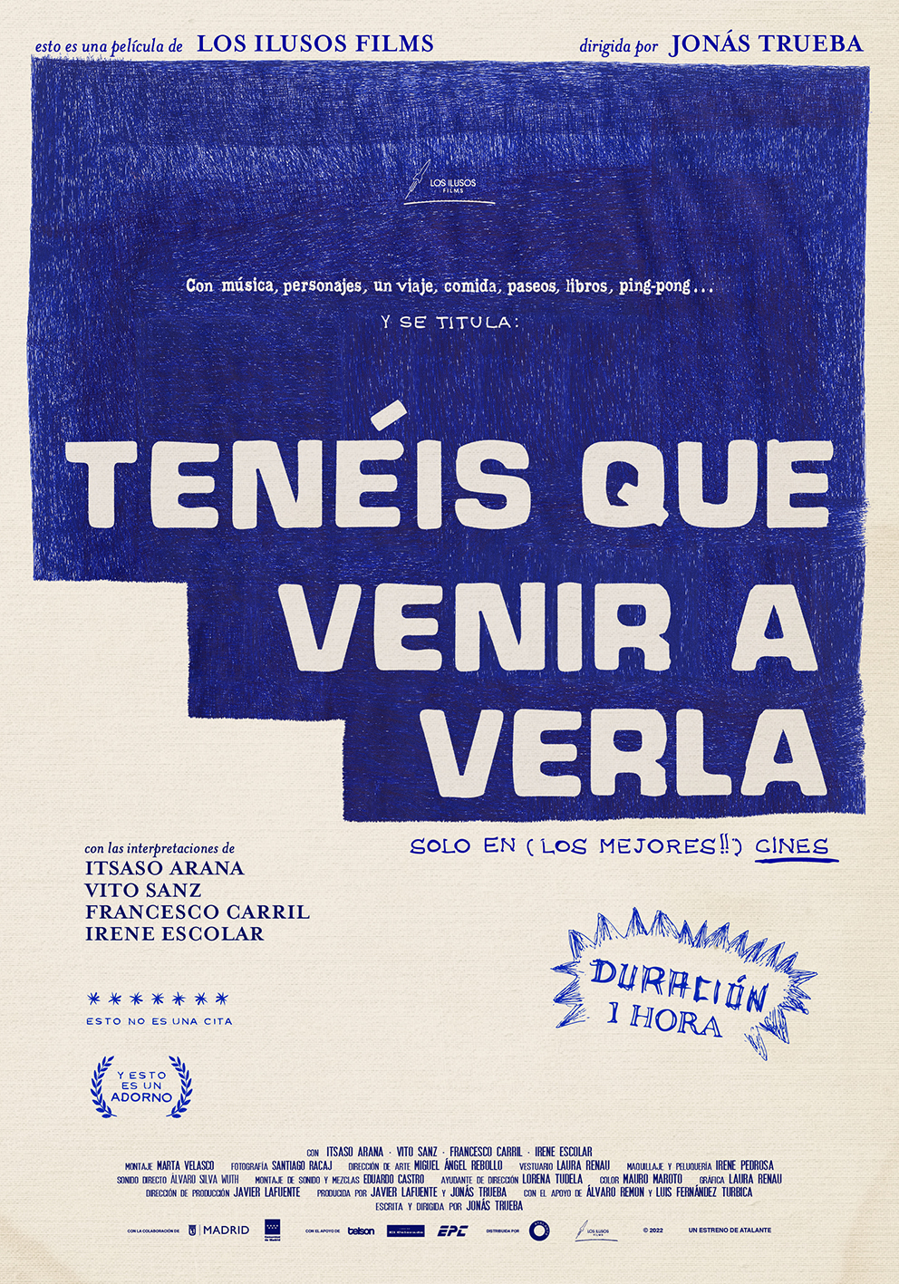 Póster de Tenéis que venir a verla