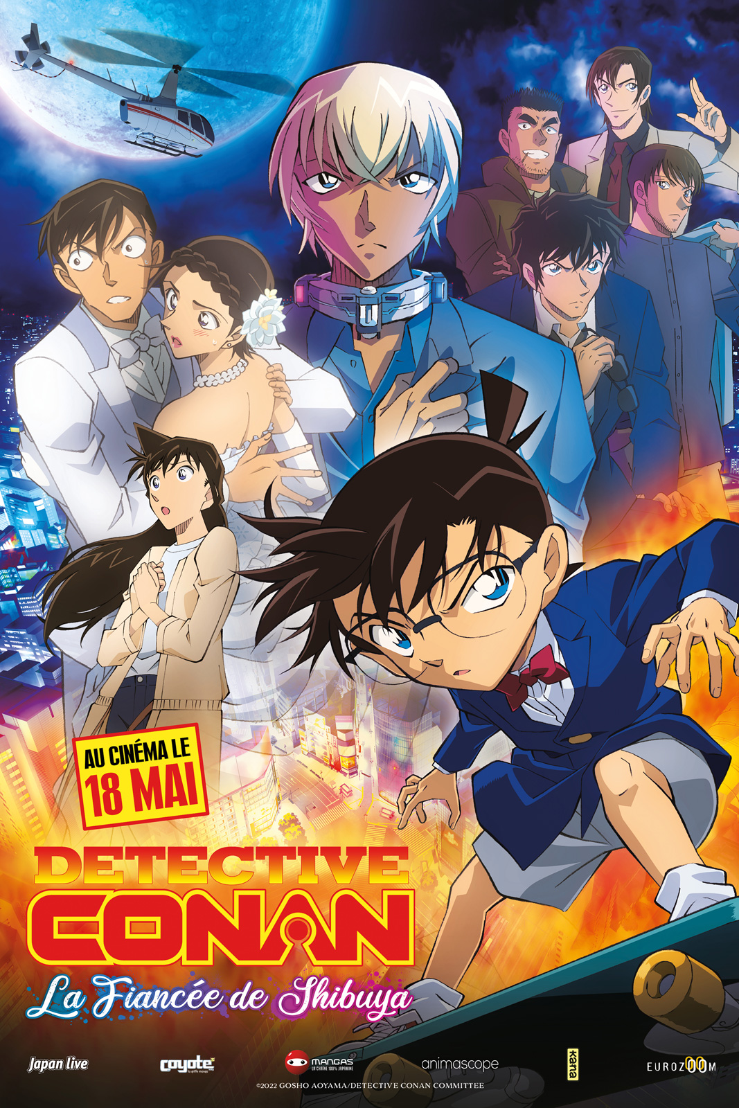 Póster de Detective Conan: La novia de Halloween