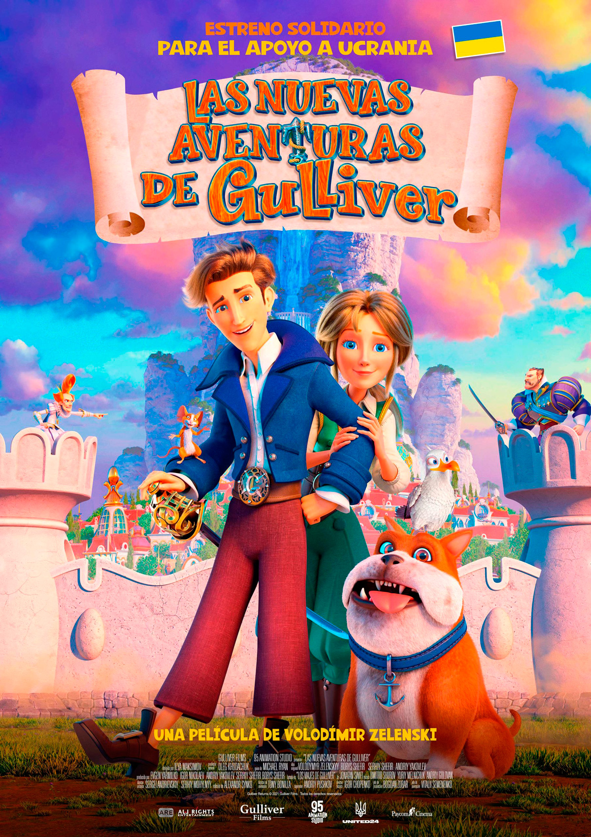 Póster de Las nuevas aventuras de Gulliver