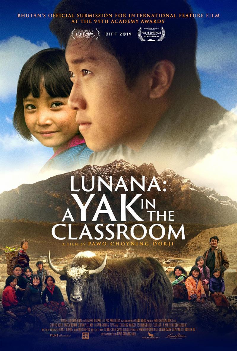 Póster de Lunana: Un yak en la escuela