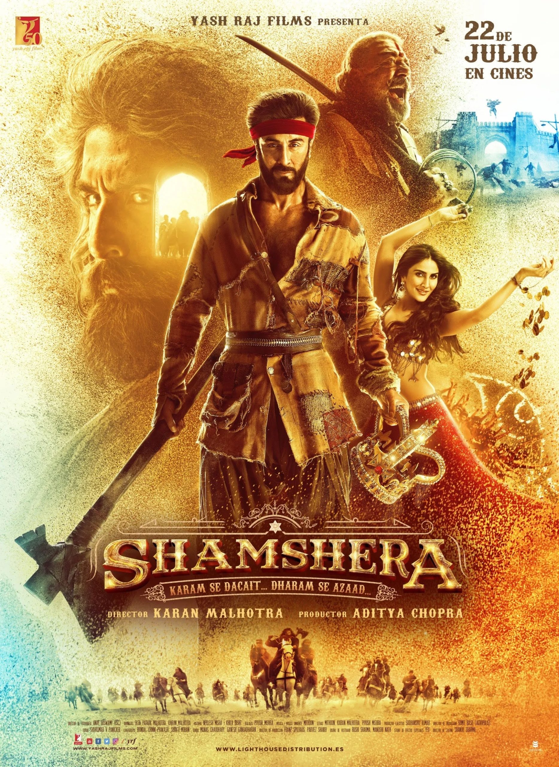 Póster de Shamshera