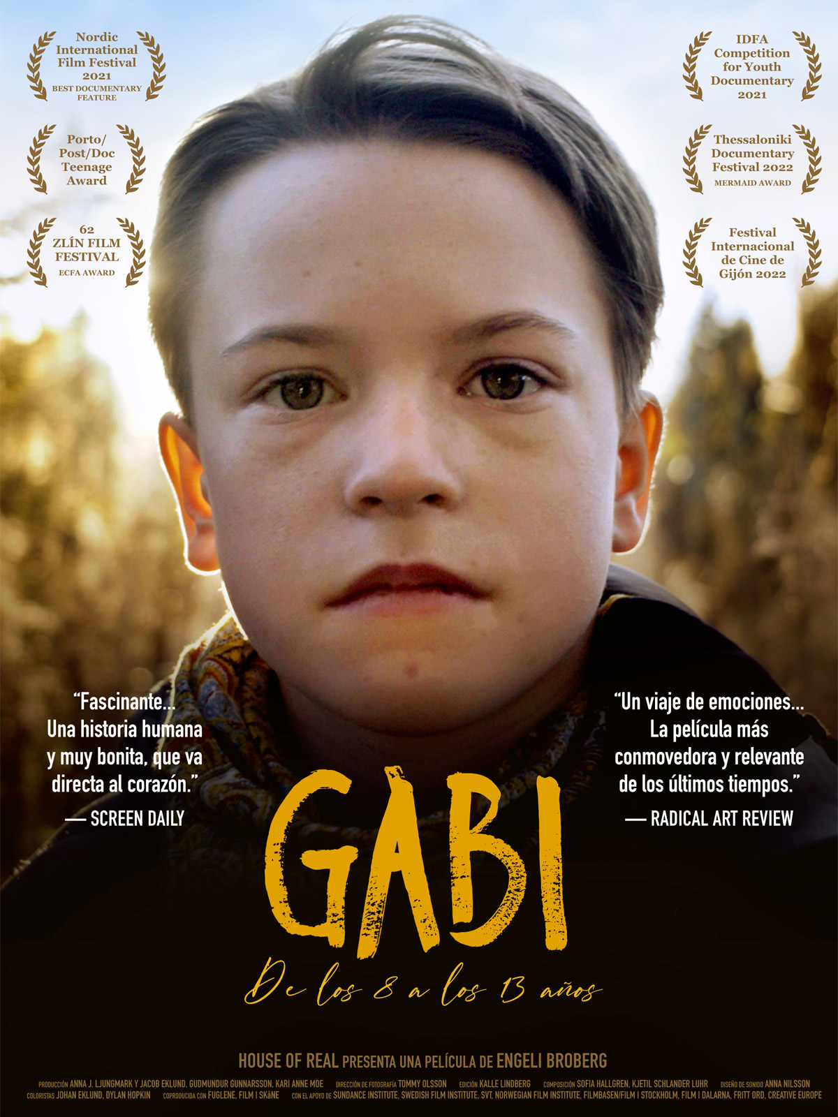 Póster de Gabi, de los 8 a los 13 años