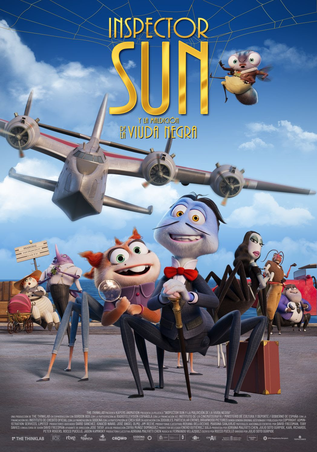 Póster de Inspector Sun y la maldición de la viuda negra