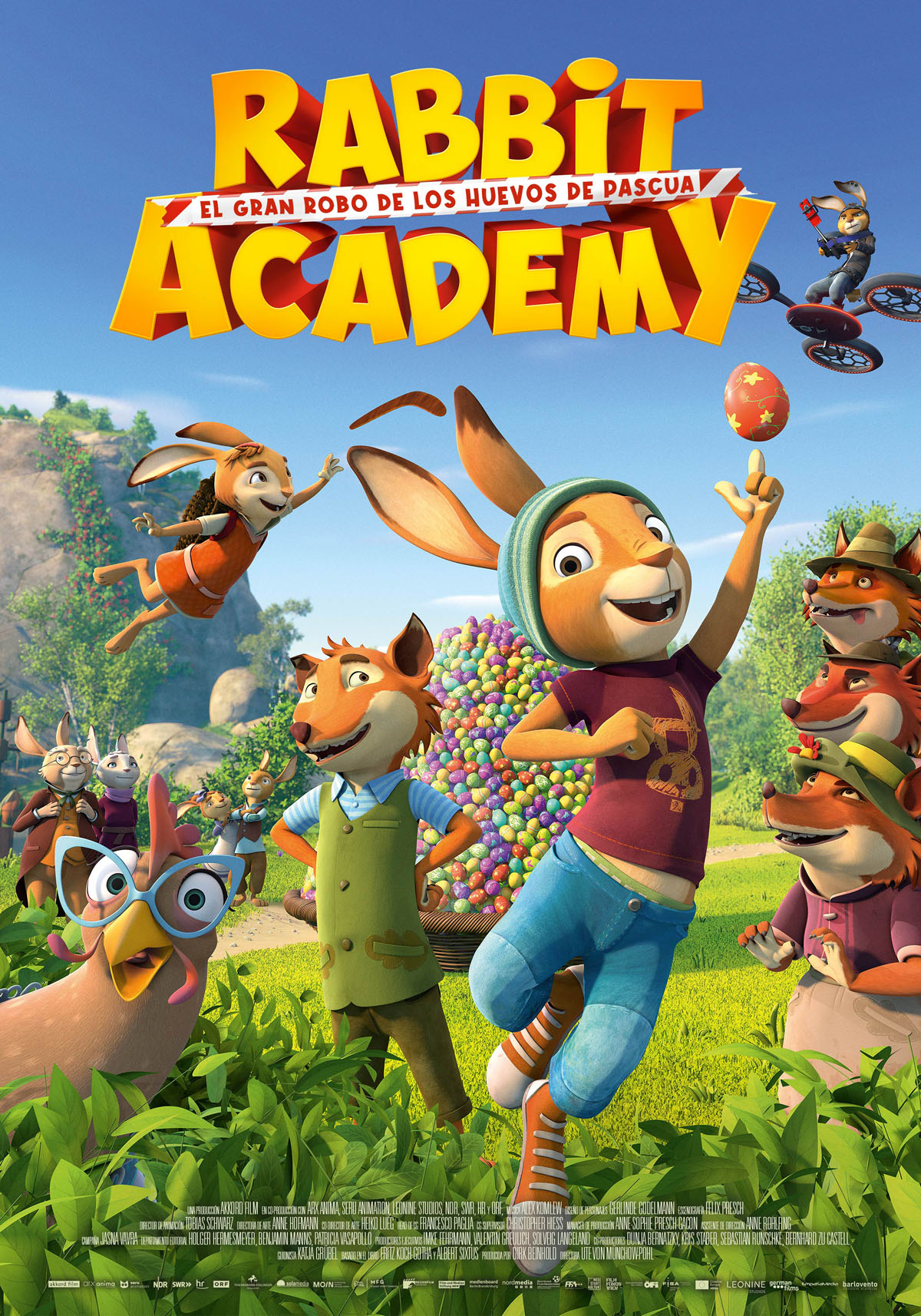 Póster de Rabbit Academy: El gran robo de los huevos de Pascua Póster de Rabbit Academy: El gran robo de los huevos de Pascua