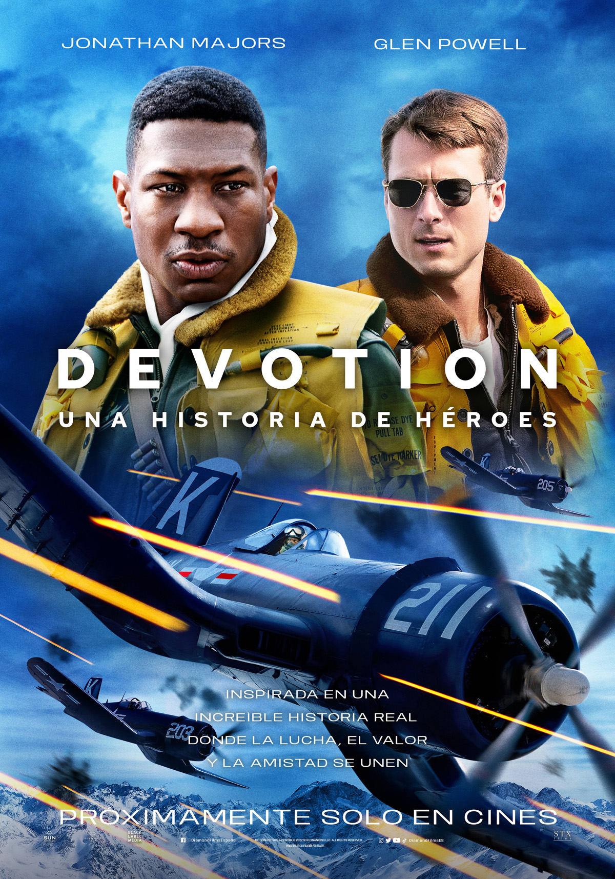 Póster de Devotion. Una historia de héroes