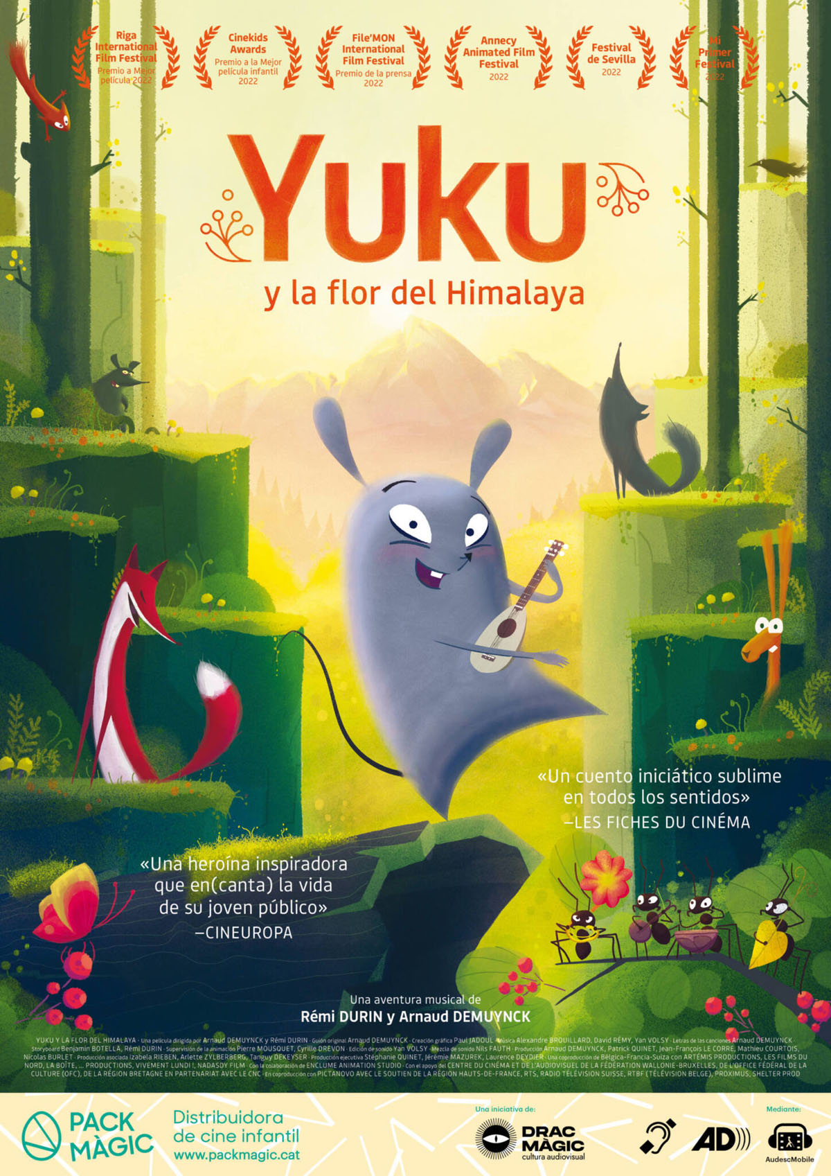Póster de Yuku y la flor del Himalaya