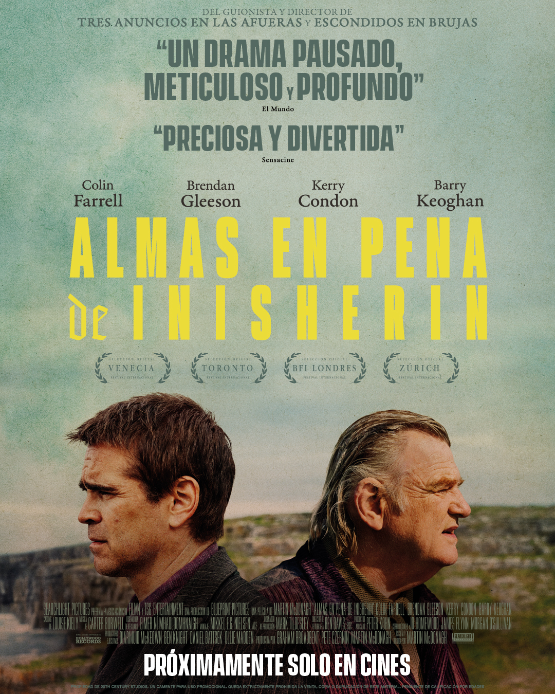 Póster de Almas en pena de Inisherin