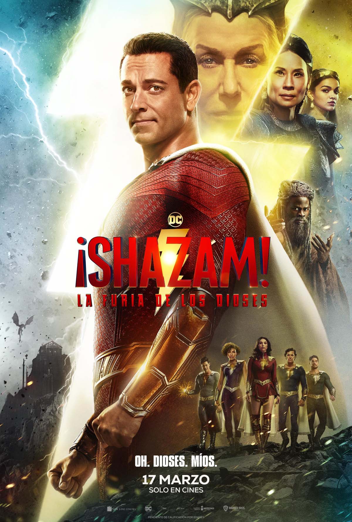 Póster de ¡Shazam! La furia de los dioses