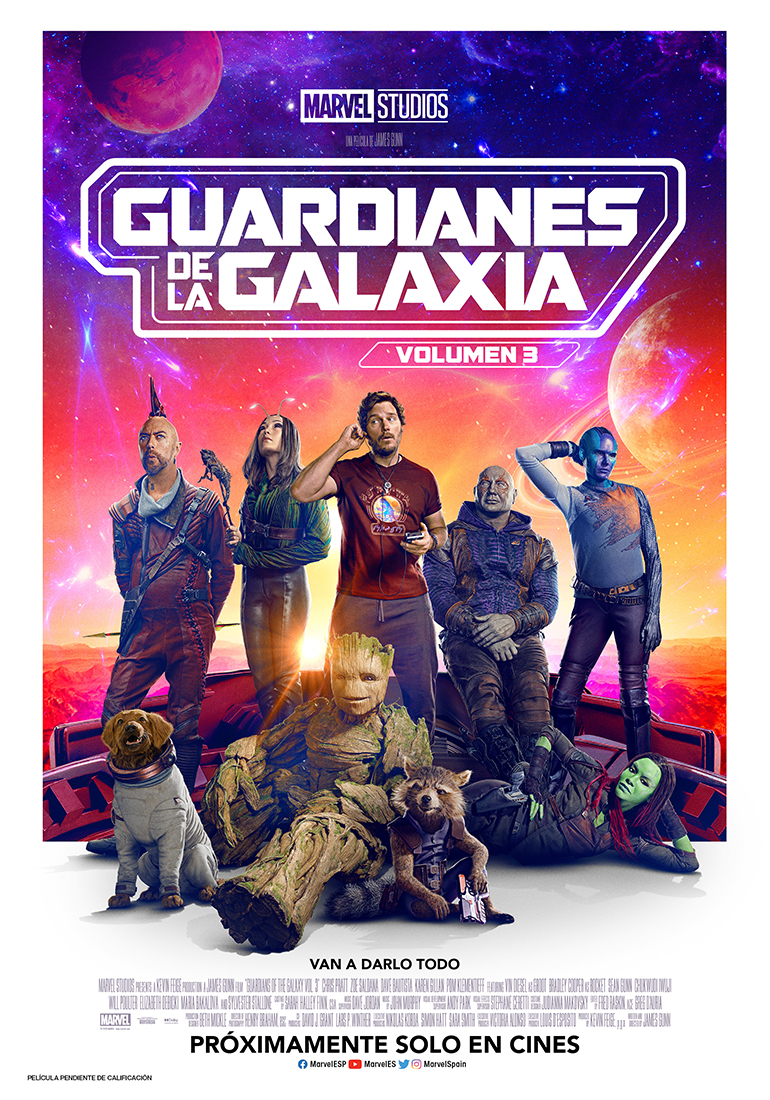 Póster de Guardianes de la Galaxia: Volumen 3