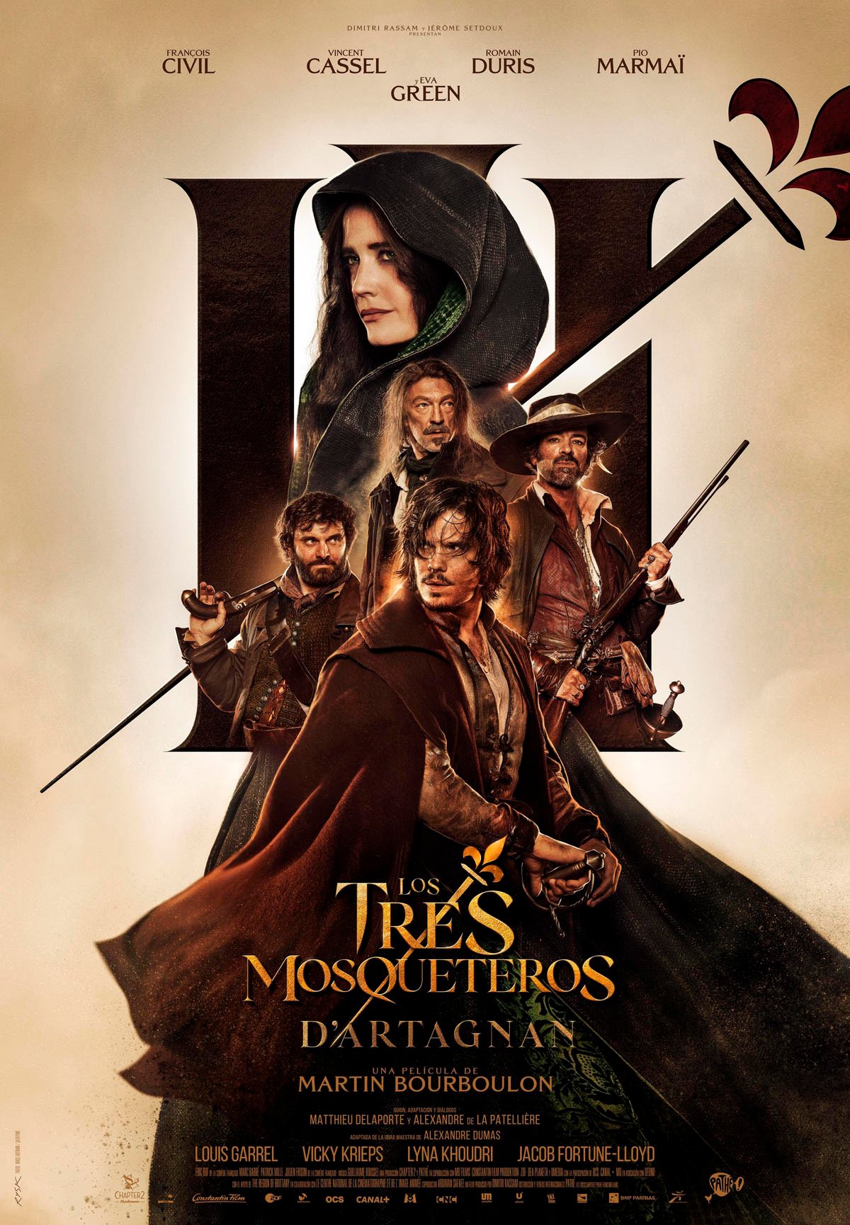 Póster de Los tres mosqueteros: D'Artagnan