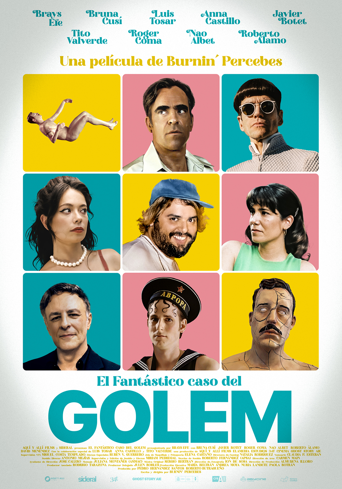Póster de El fantástico caso del Golem Póster de El fantástico caso del Golem