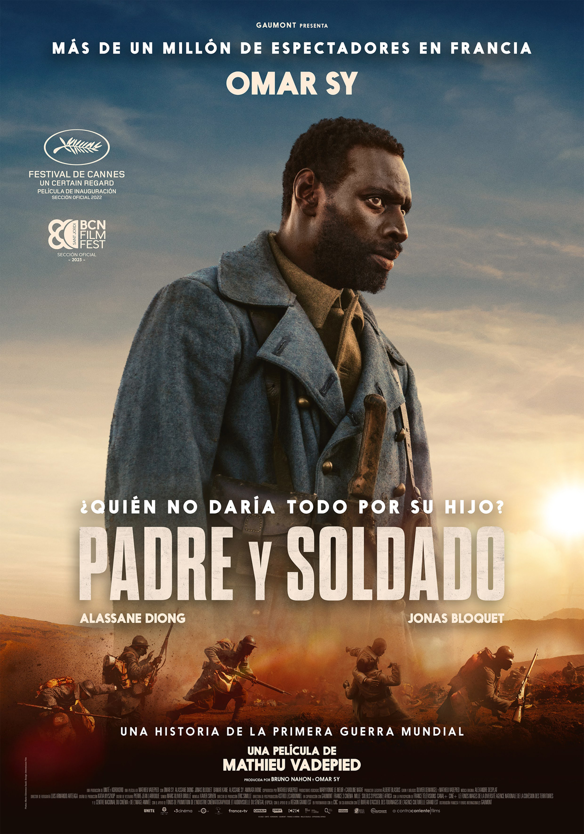Póster de Padre y soldado