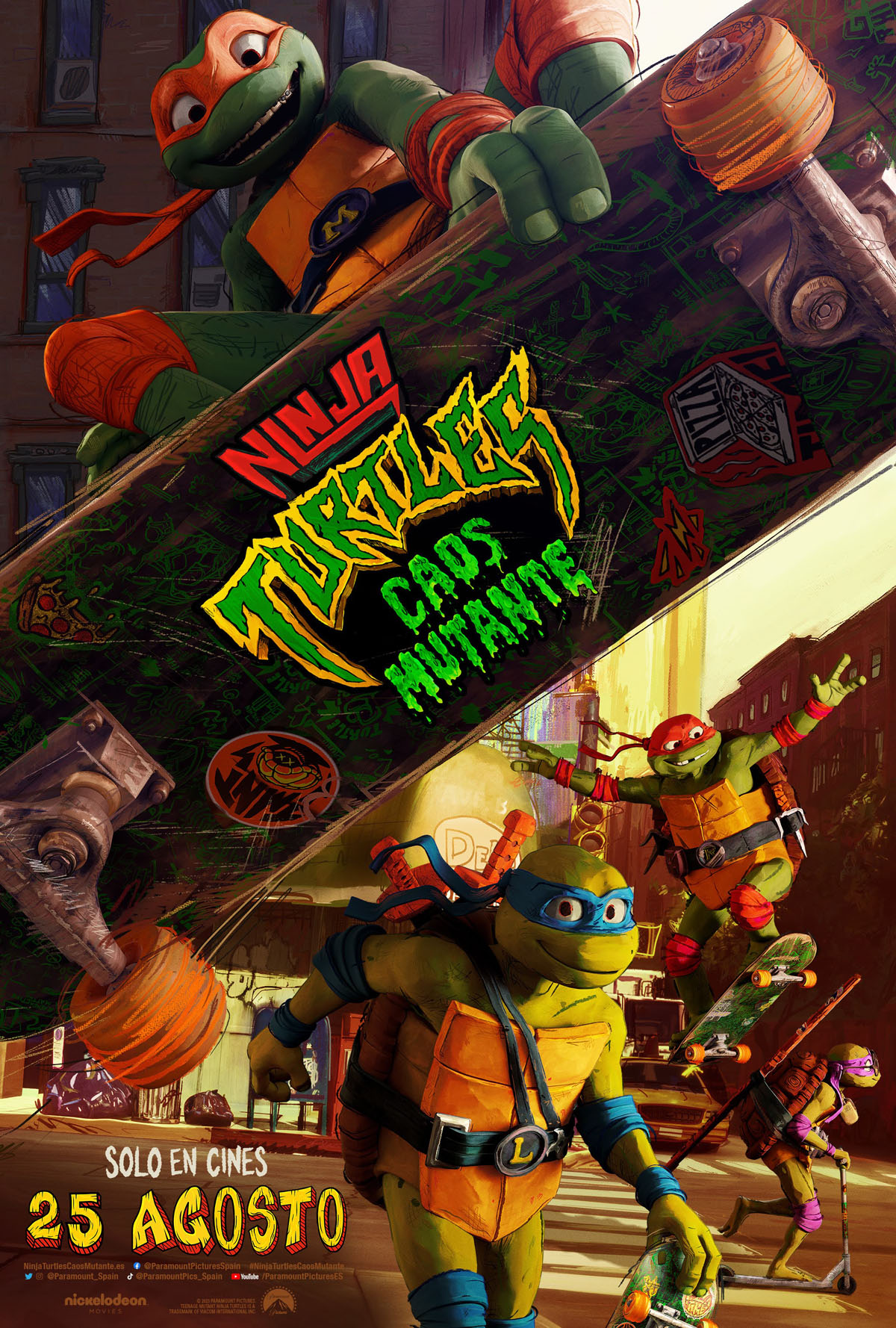 Póster de Ninja Turtles: Caos mutante