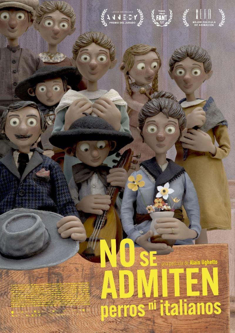 Póster de No se admiten perros ni italianos