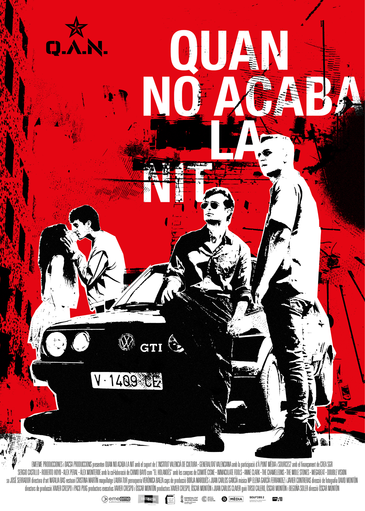 Póster de Cuando la noche no termina
