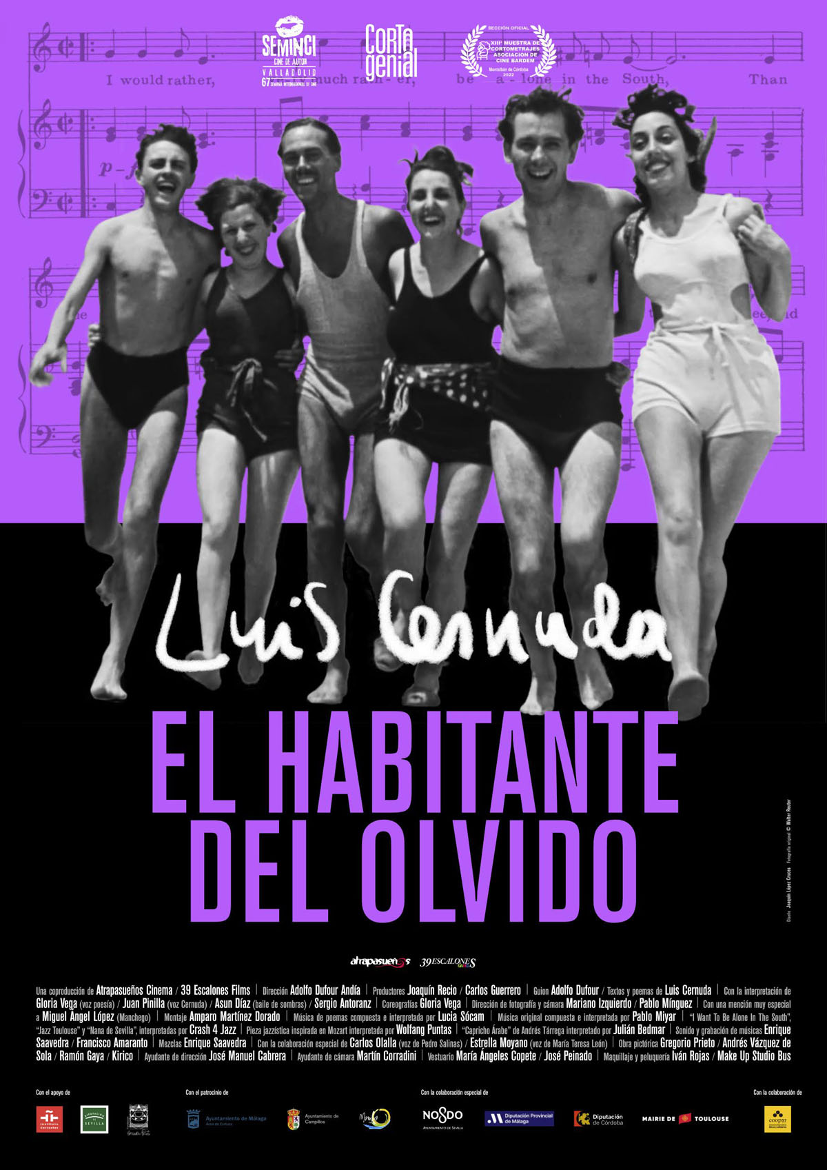 Póster de Luis Cernuda, el habitante del olvido