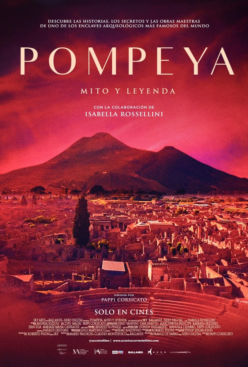 Póster de Pompeya. Mito y leyenda