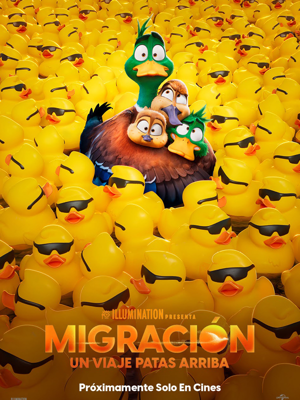 Póster de Migración. Un viaje patas arriba