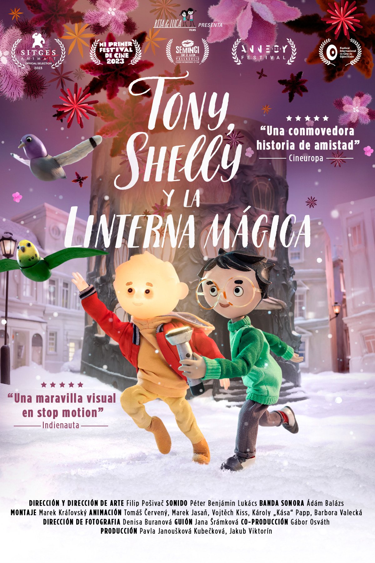Póster de Tony, Shelly y la linterna mágica