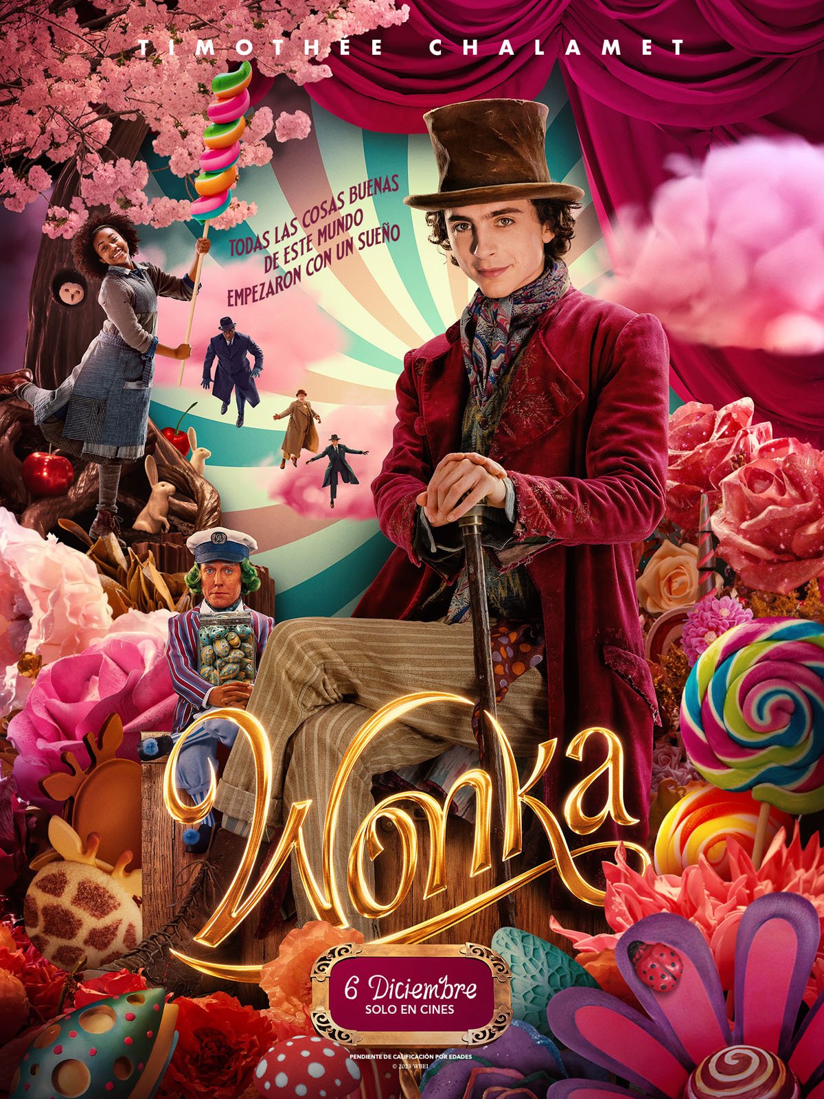 Ficha, tráiler y póster de Wonka