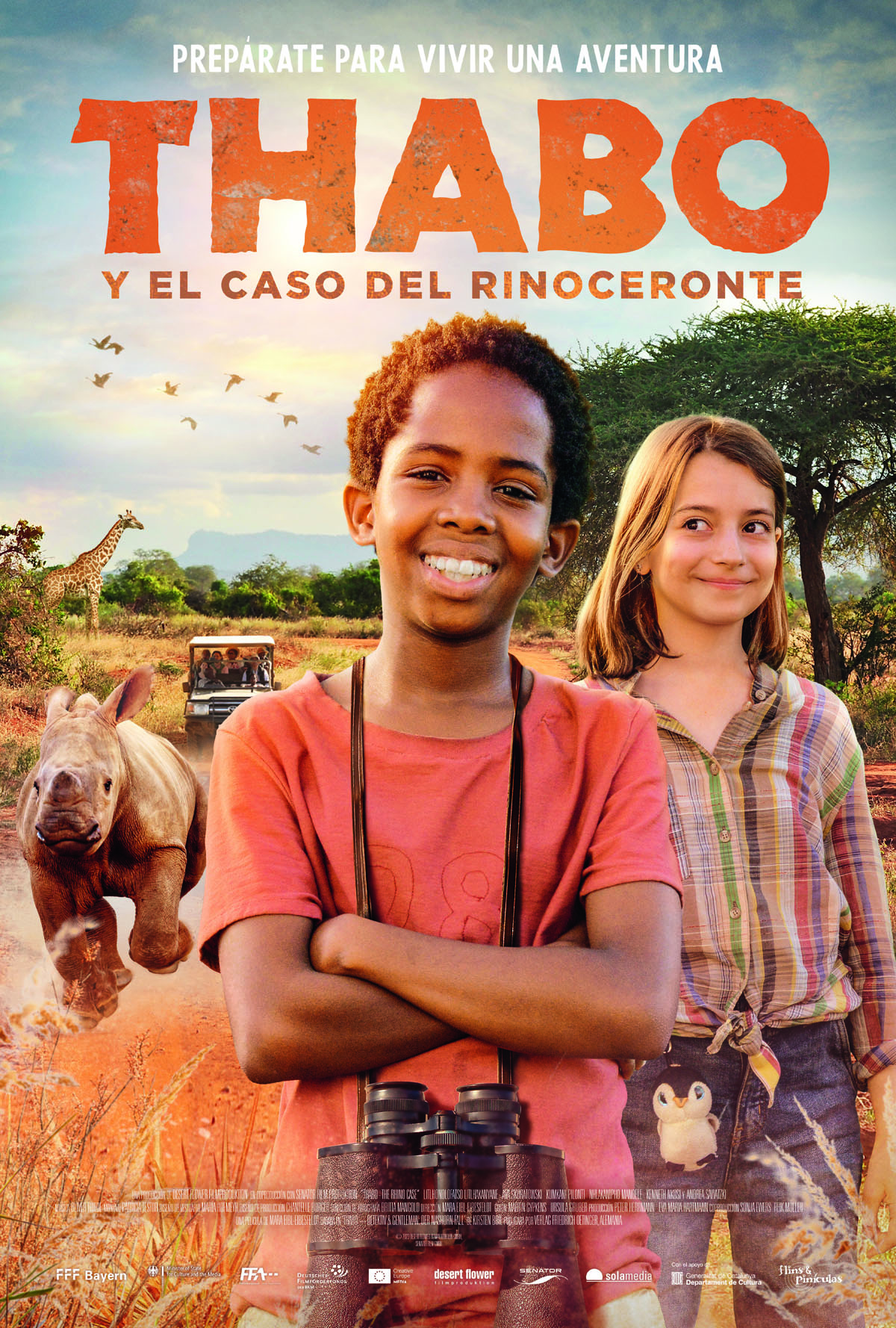 Póster de Thabo y el caso del rinoceronte