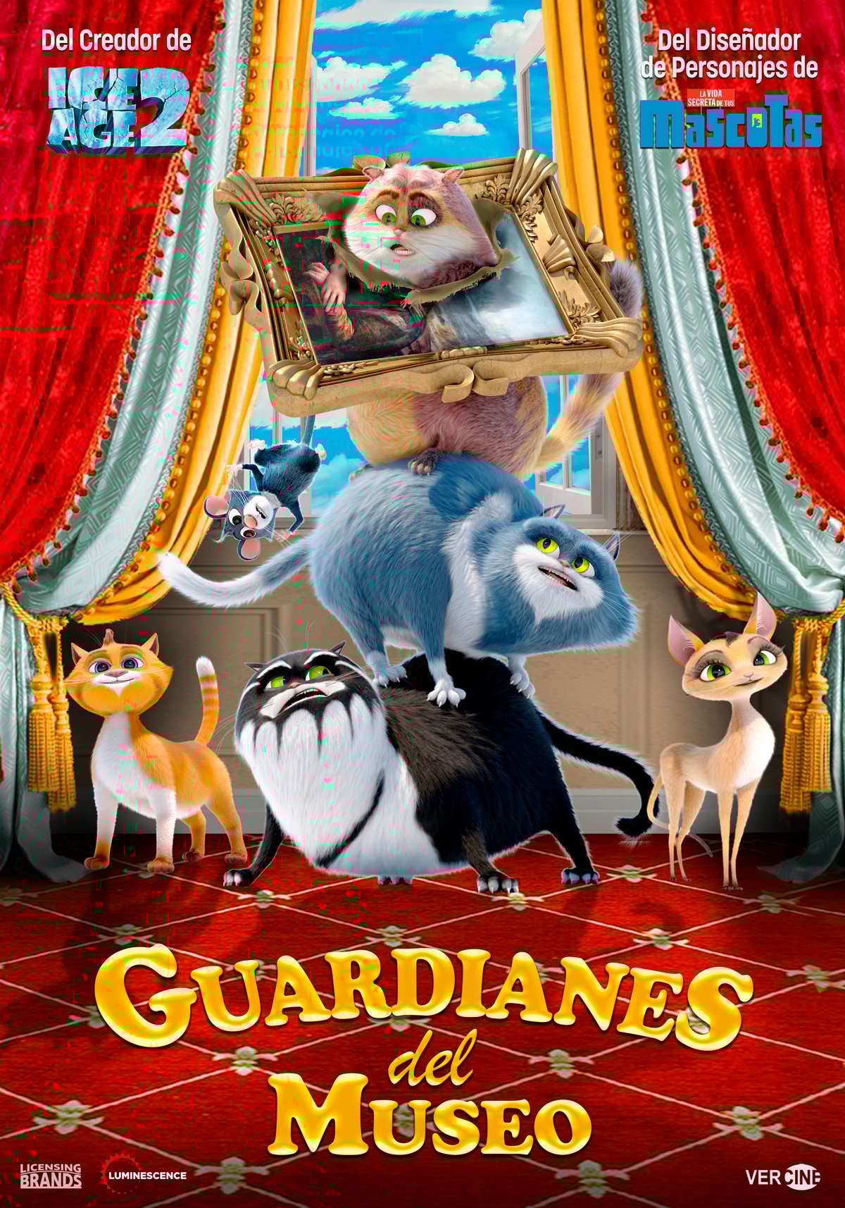 Póster de Guardianes del museo