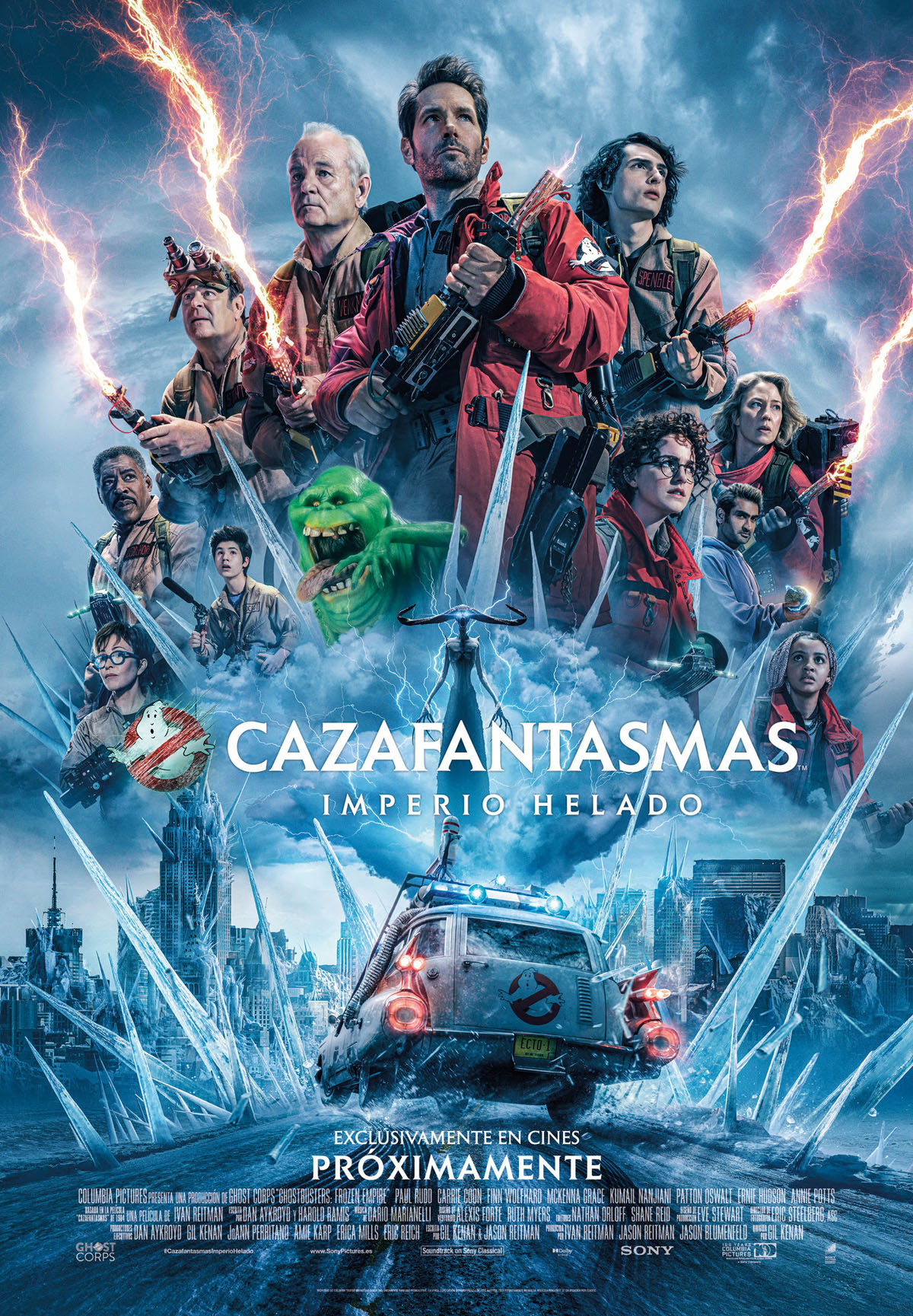 Póster de Cazafantasmas: Imperio helado Póster de Cazafantasmas: Imperio helado