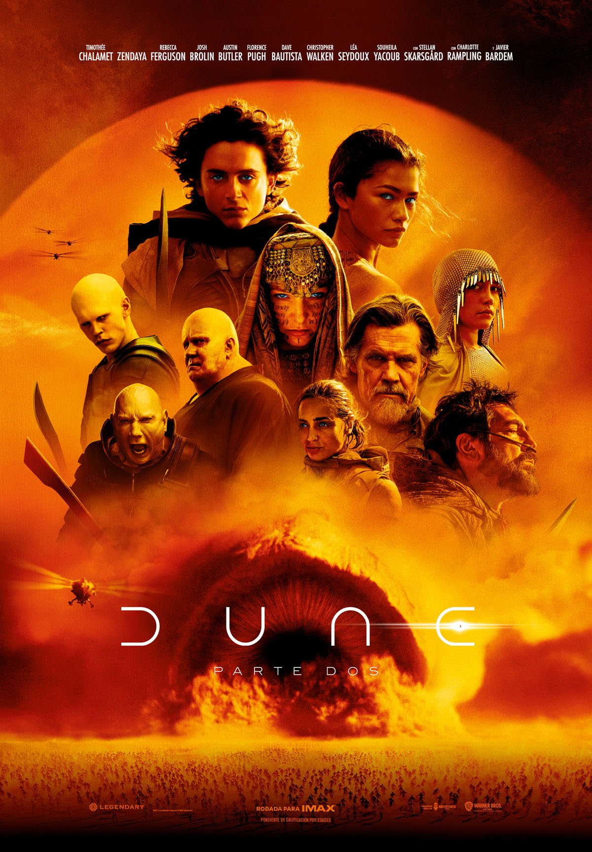 Ficha, tráiler y póster de Dune: Parte dos