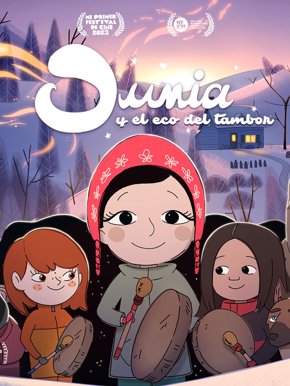 Póster de Dunia y el eco del tambor Póster de Dunia y el eco del tambor