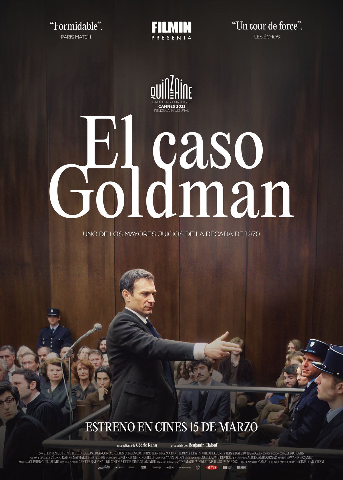 Póster de El caso Goldman Póster de El caso Goldman