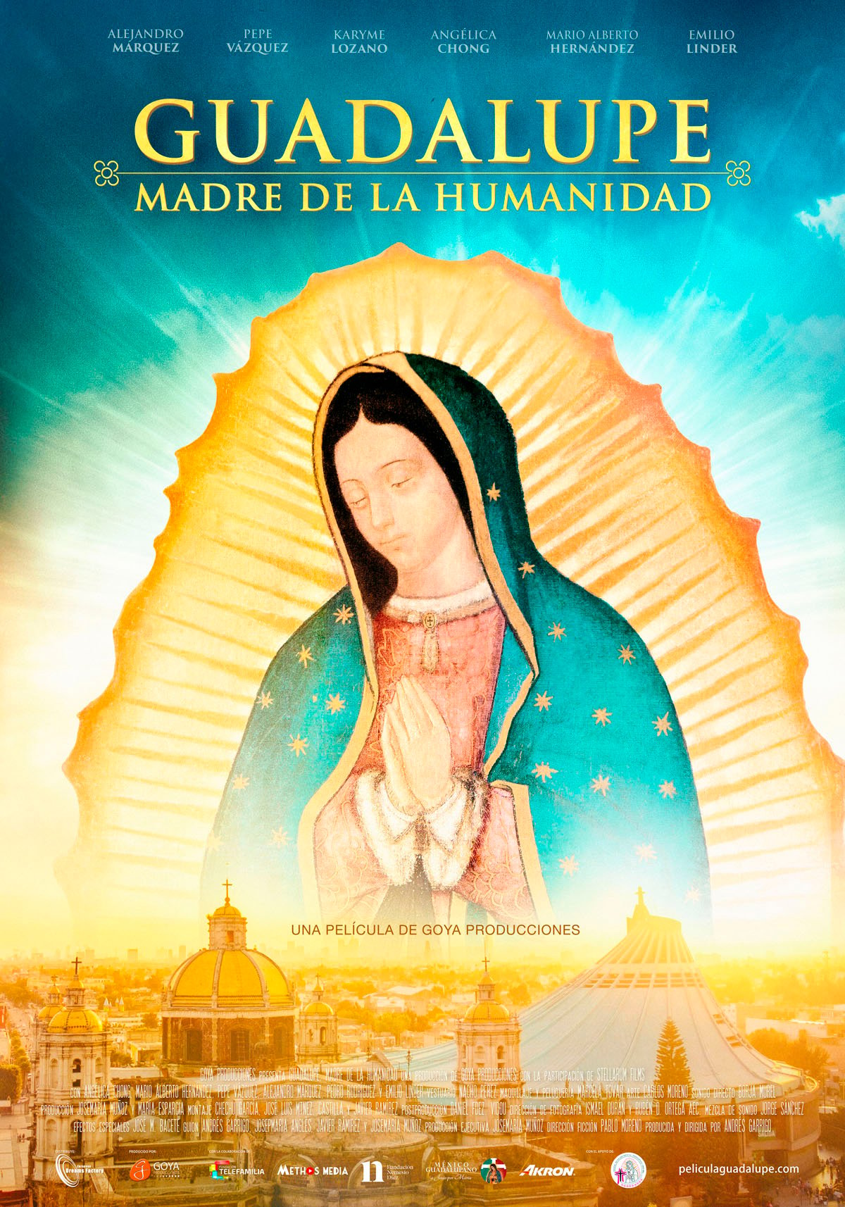 Ficha, tráiler y póster de Guadalupe: Madre de la humanidad