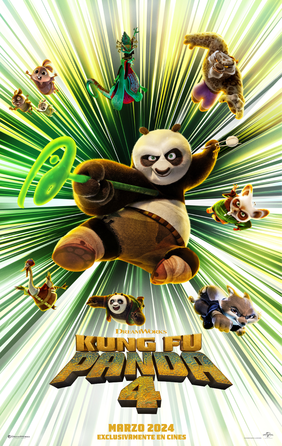 Póster de Kung Fu Panda 4