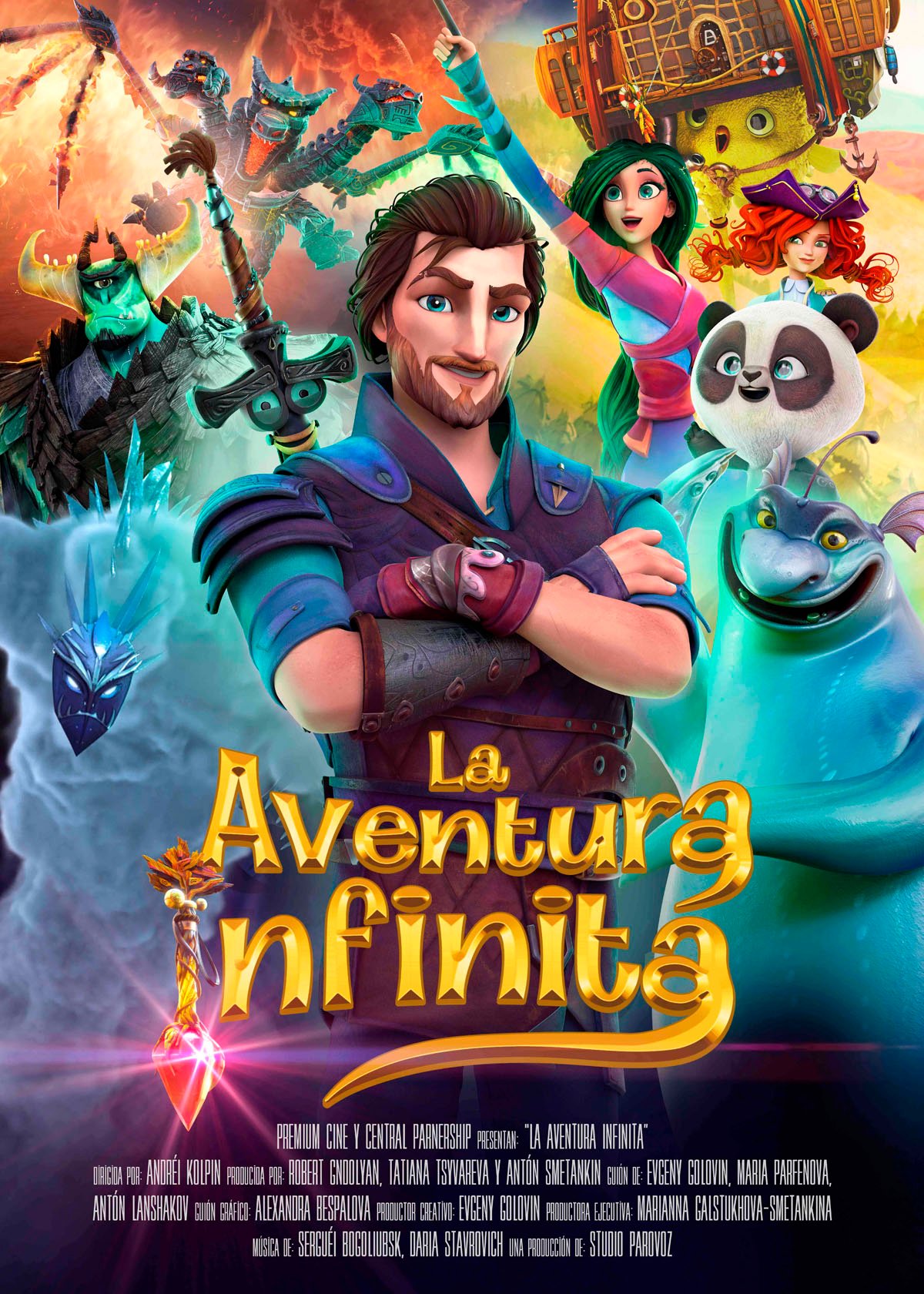 Póster de La aventura infinita Póster de La aventura infinita