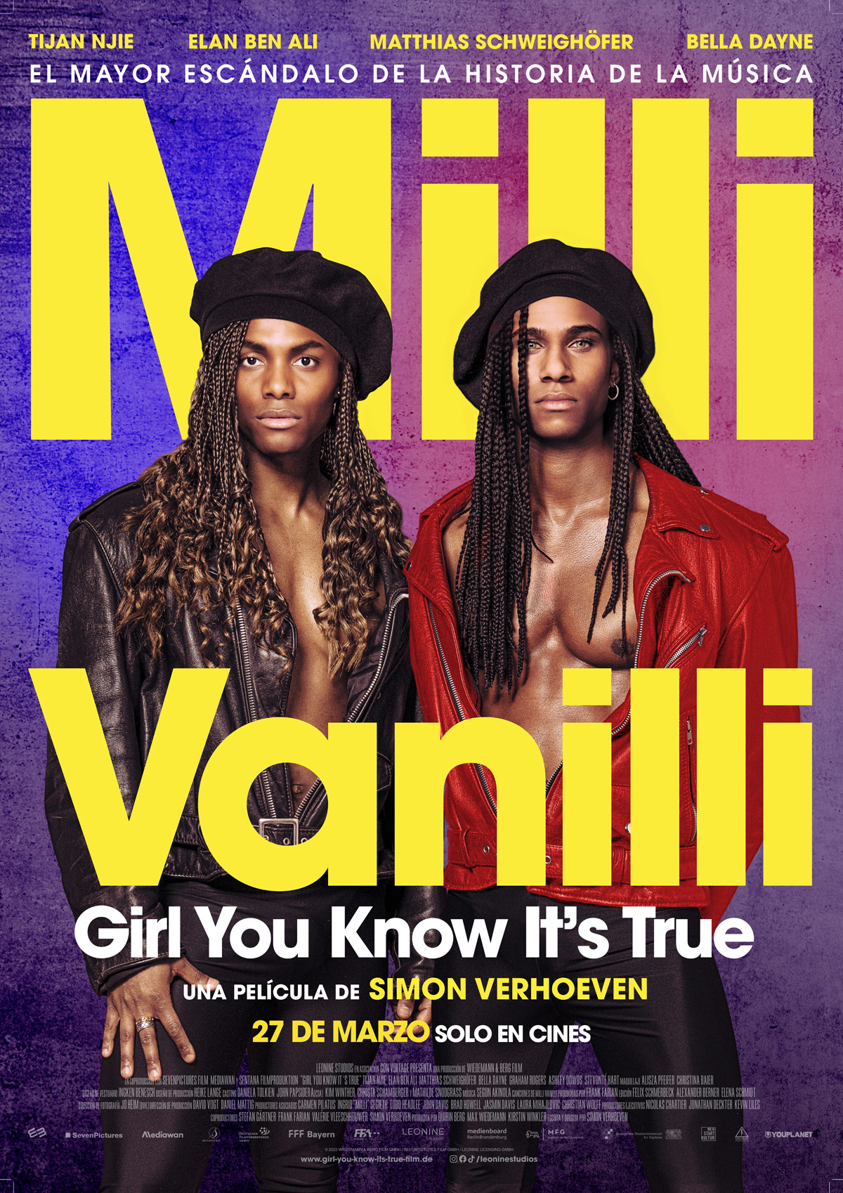 Ficha, tráiler y póster de Milli Vanilli: Girl You Know It's True
