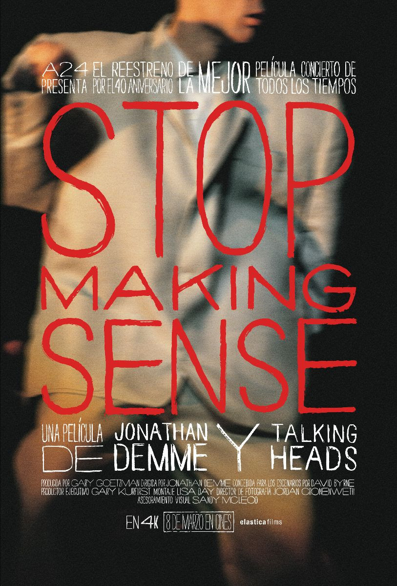 Póster de Stop Making Sense