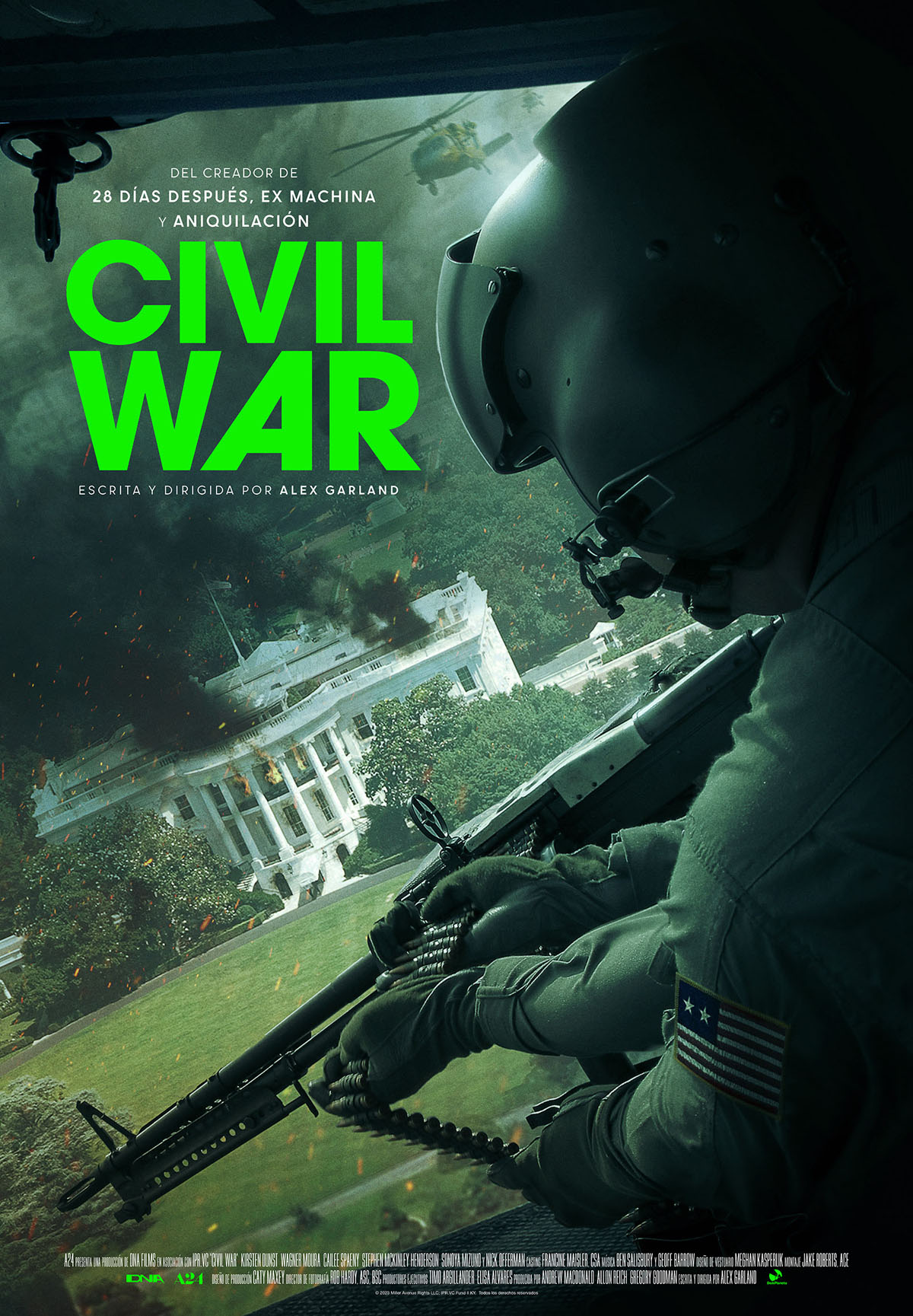 Ficha, tráiler y póster de Civil War