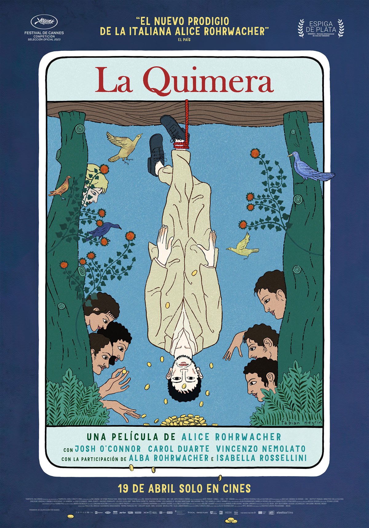 Póster de La quimera Póster de La quimera